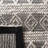 Natura Hand Woven Viscose/Wool Geometric Rug in Gray/Black-5736727