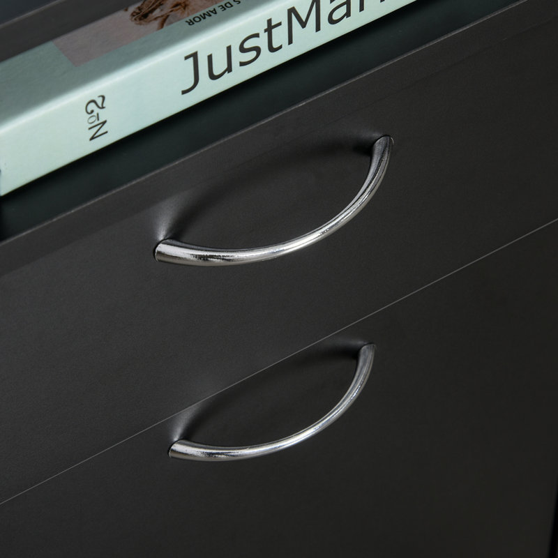 Mobile Storage Cabinet Organizer With Drawer And Cabinet, Printer Stand With Castors