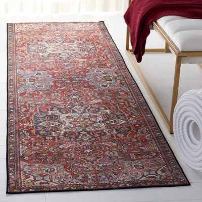 Ziebarth 138 M/W S/R Area Rug In Red / Blue