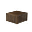 L'ensemble de salle à manger 9 pièces contient une table de cuisine rectangulaire extensible, 7 chaises de salle à manger en tissu de polyester et 1 banc moderne, noyer antique-124598923-124598926