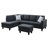 Manol 3 - Piece L- Shaped Upholstered Living Room Sectional Sofa-1234253342-1234253338