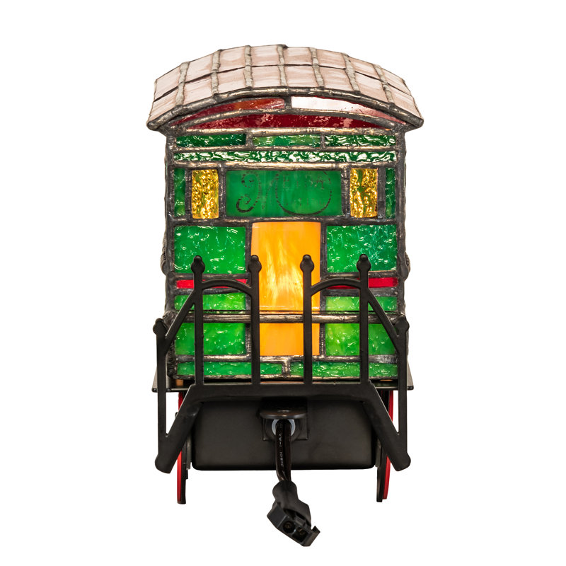 8.12'' Transportation Themed Lighted Art Glass