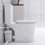 Toilette Upflush pour sous-sol