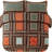 HoneiLife Brown  American Country Style Cotton Handmade Patchwork  3-Piece Queen Size Quilt Sets-129459458-118138685