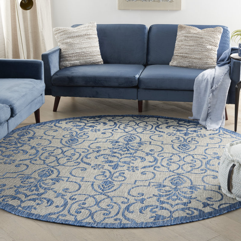 Tapis ivoire Minta, Rond 7 pi 10 po