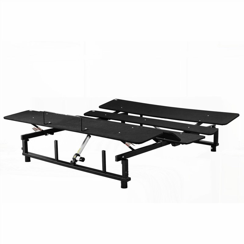 Queen Size Bed Frame with Quiet Motor, Adjustable Head &amp; Foot Incline, No Box Spring Needed, Solid &amp; Durable, King