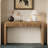 Rustic Console Table With Fluted Drawer Front-1014252245