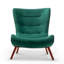 Bertita Upholstered Accent Chair with Footstool-751082224