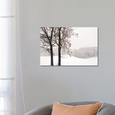 Winter Idyll by Lena Weisbek - Wrapped Canvas Print