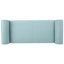 Blue Fabric Storage Bench With Luxurious And Stylish Touch - Ideal For Small Rooms Function Suits Areas