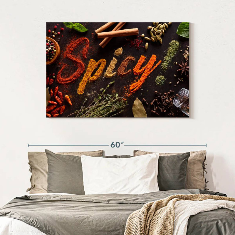 Yarlin Spicy Typography, 32" H x 48" W