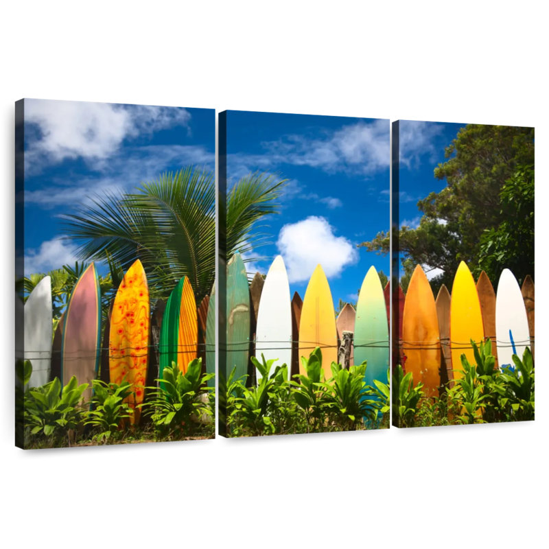 Senne Surfboard Row, 28" H x 45" W