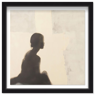 Oliver Gal Elusive Figure Abstract - Luxury Shadowbox Framed Wall Art