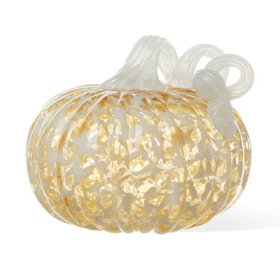 Citrouille ronde en verre 6 po
