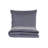 Luxurious King Quilt Cover Set, 100% Cotton Ranforce, 94.5 x 86.6 inches | Includes 2 Pillowcases (23.6 x 23.6 inches) | Reactive Printing, Machine Washable, Button Closure | Elegant Grey Color, Soft & Durable-112932146-112932147