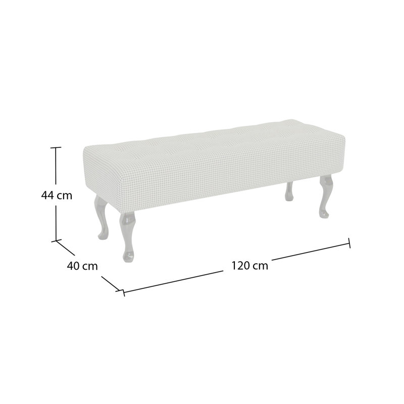 Pastel Upholstered Bench