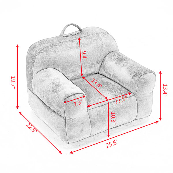 Trule Premium Up-Cycled Memory Foam Bean Bag Alternative