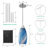 Arafaat 1 - Light Single Teardrop Pendant