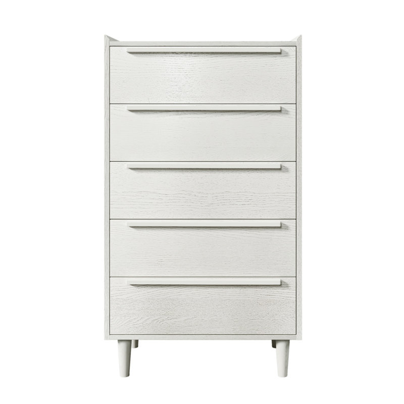 Commode 5 tiroirs Castiglione, Blanc