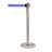 36" Retractable Belt Queue Safety Stanchion Barrier (6 Mirror w/78" Belt+SF+W Receiver-61913570