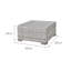 Trinidad Deluxe Rattan 8 Seat Modular Sofa Set with GRC Firepit in Dove Grey