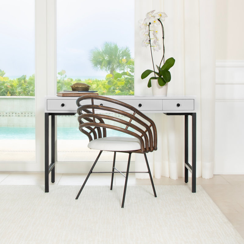 Bureau d'écriture Maple, Bleu clair