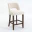 Tabouret de comptoir rembourré en bois massif-87535581-87925485