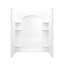 60" W x 74.75" H Frameless Rectangle Sliding Shower Kit with Towel Bar and Base Included-396322264-396322266