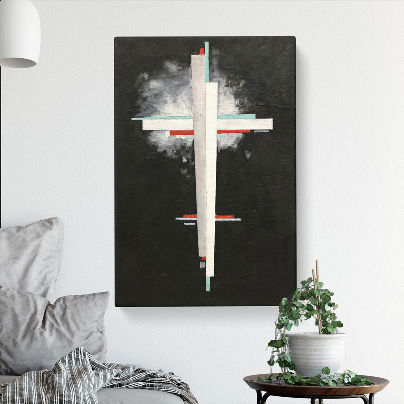 Suprematist Composition Vol.3 by Ilya Chashnik - Wrapped Canvas Painting, 35cm H x 35cm W x 3cm D