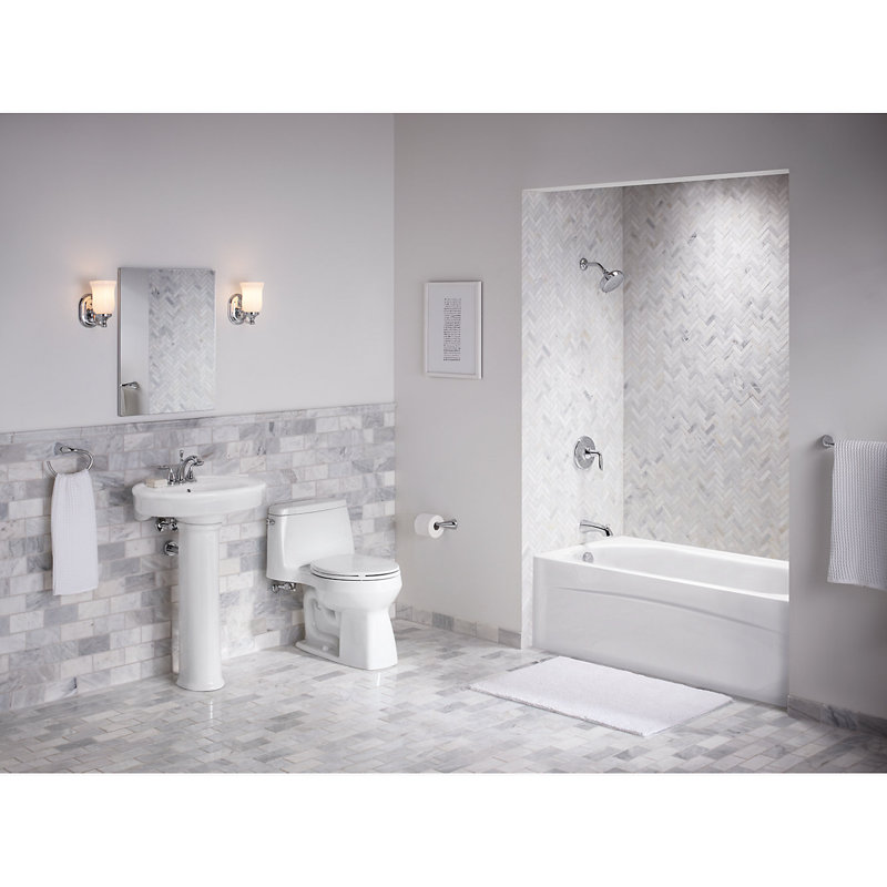 Santa Rosa™ 1.6 GPF Compact Elongated One-Piece toilet (Seat Included), Thunder Gray