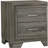 Funston Brown Oak 2-drawer Nightstand Bedside Table