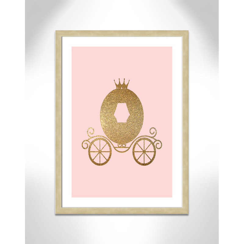 Fairy Tale Fairytale 3, impression sur papier, H 36,5 po x l 26,5 po x P 0,63 po, Encadré plat champagne