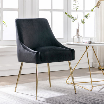 Fauteuil d'appoint en velours Koblas