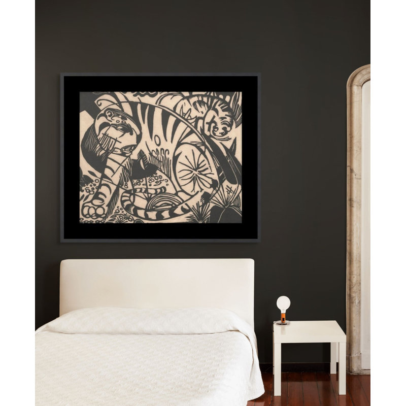 Tiger Play 1 Print, 24.5" H x 28.5" W