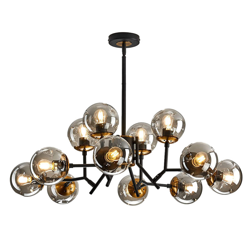Lustre en verre haricot Nordic Modern