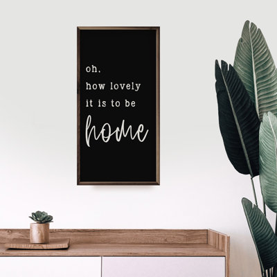 Oh How Lovely Black