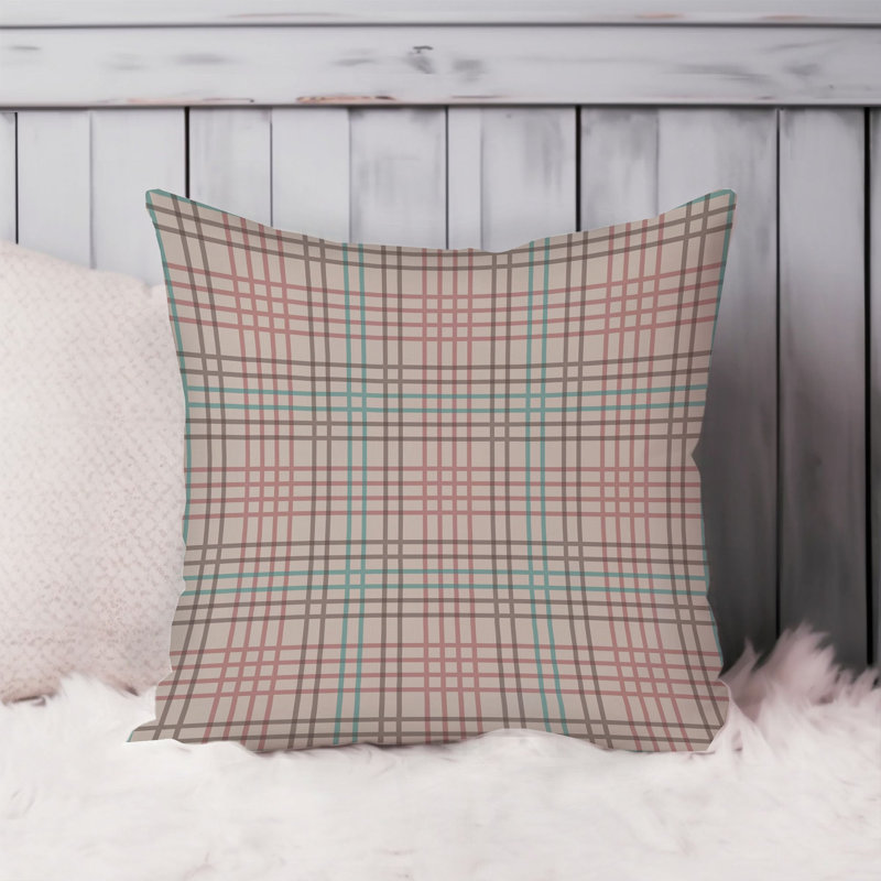 Retro Plaid Pattern VII, 20"H x 20"W