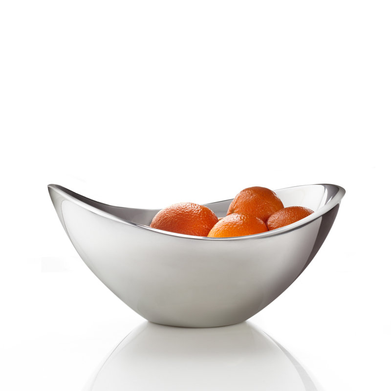 Nambe Butterfly Bowl, 4" H x 7.5" W x 9" D