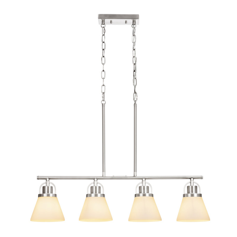 Lustre linéaire conique à 4 lumières Tula