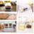 4 Pack Clear Condiment Storage Containers With Spoon For Spice Salt Sugar Bottles