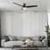 52" Annias 3 - Blade LED Smart Flush Mount Ceiling Fan with Remote Control and Light Kit Included.