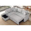 Canapé-lit modulaire en forme de L de 82,6 po avec deux ports USB-1476551615