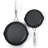 Babish 10 Piece Hard Anodized Titanium Forever Non Stick Technology Durable Pots and Pans Cookware Set - Black