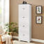 Grande armoire de rangement avec 8 portes et 4 tablettes-1298410574