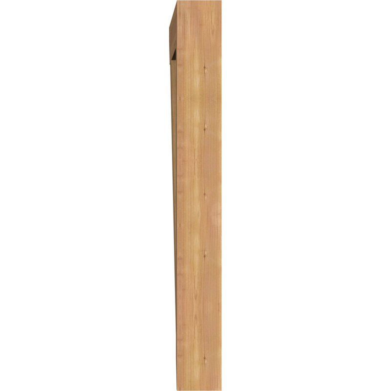 5 1/2"W x 44"D x 48"H Olympic Slat Smooth Bracket, Western Red Cedar, 48" H x 5.5" W x 44" D, Western Red Cedar