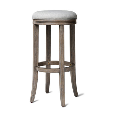 Maven Lane Eva Stool with Fabric Upholstery