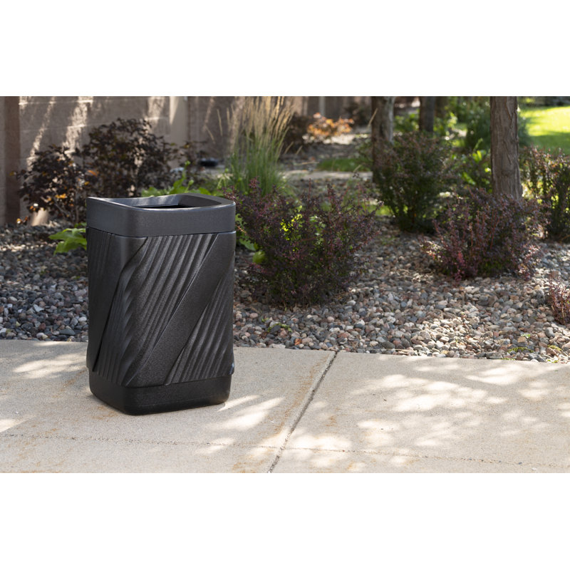 Twixt Waste Receptacle With Open Top