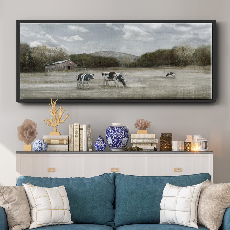 Country Satisfaction- Framed Canvas