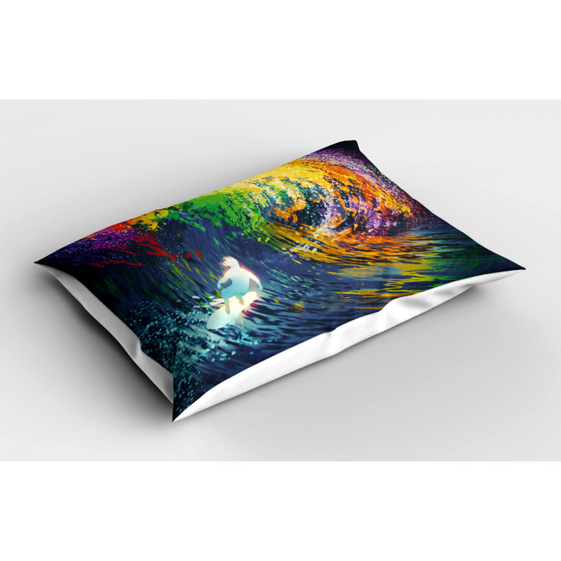 Polyester Abstract Sham Set, Twin