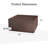 28"Indoor Modern Square Concrect Coffee Table,for Living Room,Rust Red-30597127
